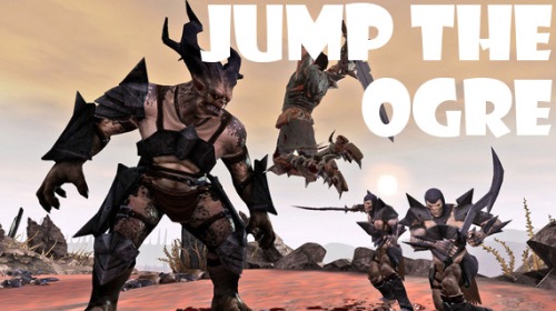 Dragon Age Armored Ogre. More like Dragon Age II jumps